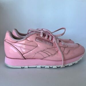 Reebok Classic Pink Leather Sneakers